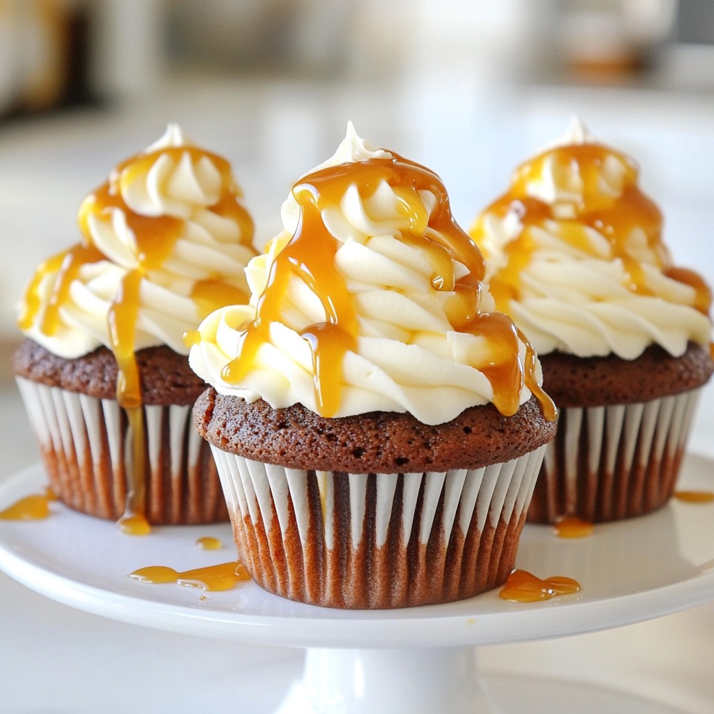 Caramel Macchiato Cupcakes Delightful Sweet Treat
