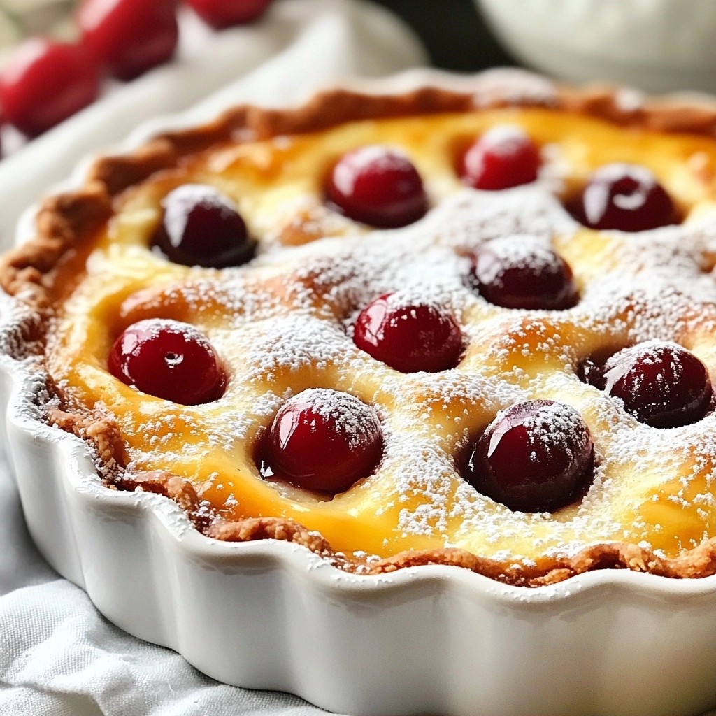 Old-Fashioned Southern Cherry Clafoutis Delight