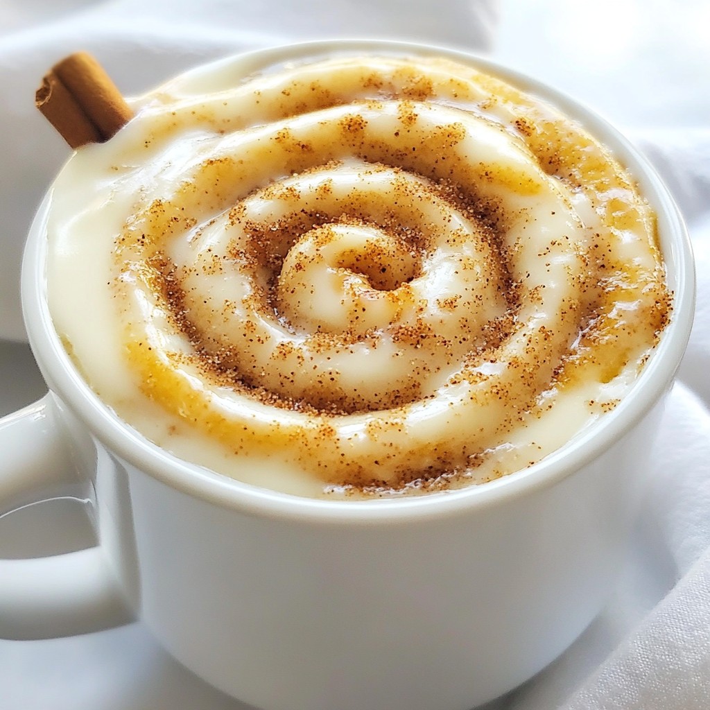 Cinnamon Roll Mug Cake Delight in Minutes