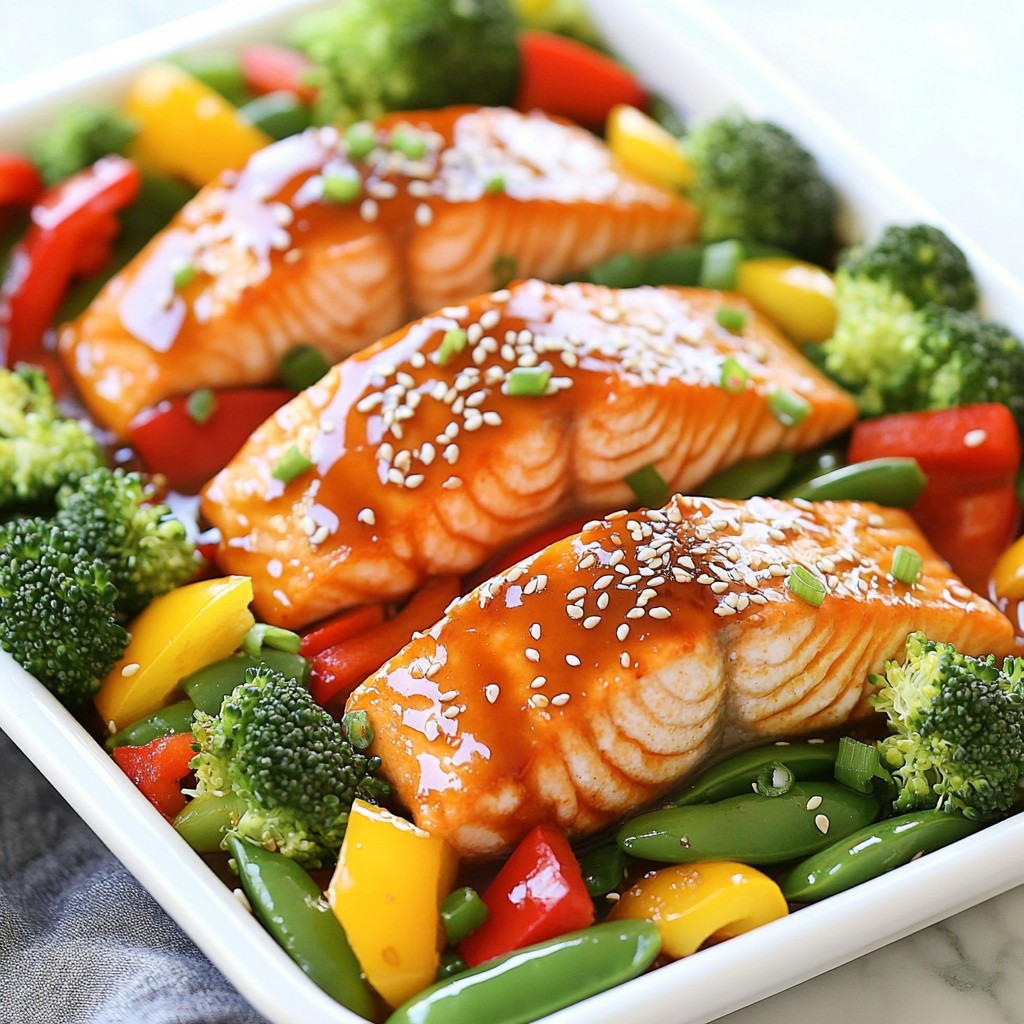 Teriyaki Salmon Sheet Pan Dinner Quick and Flavorful Meal