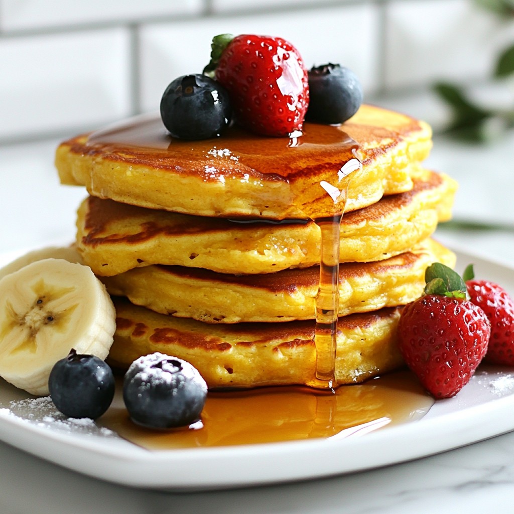 Fluffy Old-Fashioned Southern Cornmeal Pancakes Delight