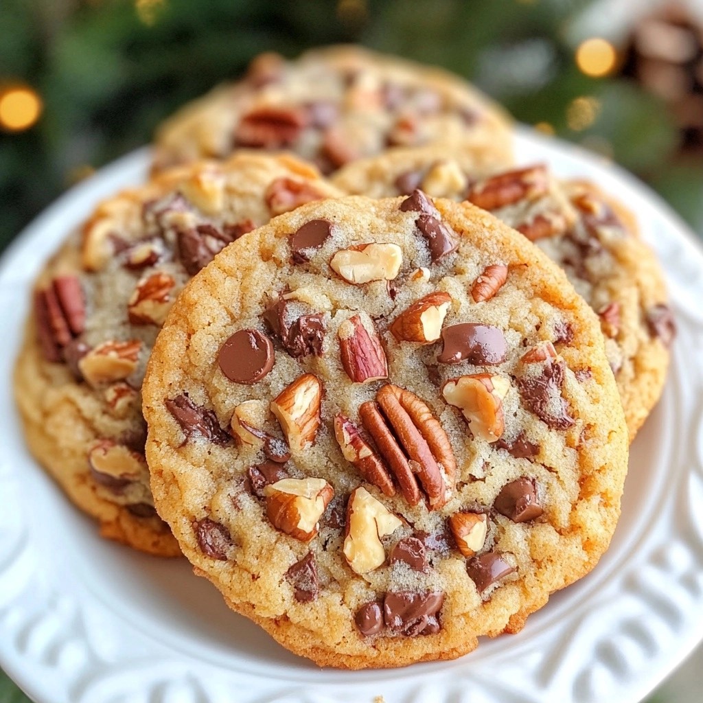 Old-Fashioned Southern Chocolate Chip Pecan Cookies Delight