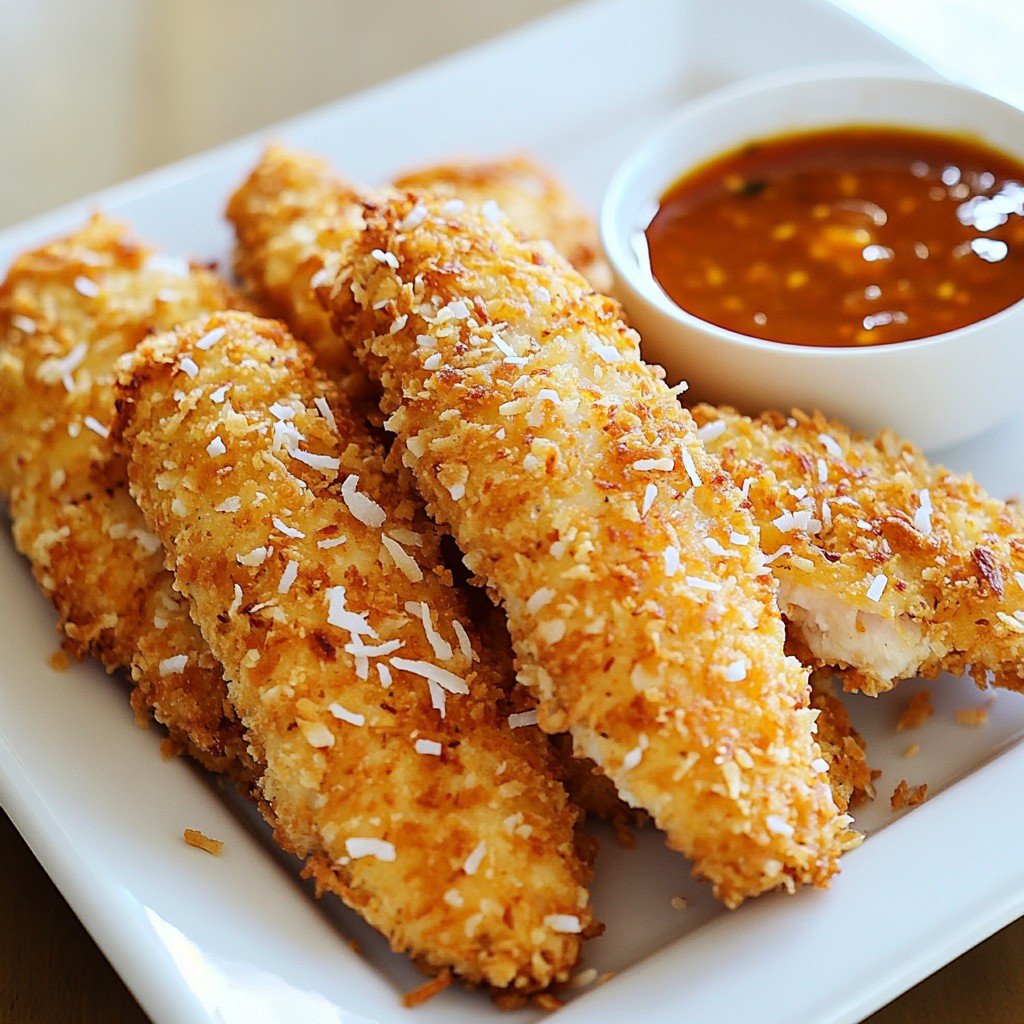 Crispy Coconut Chicken Strips Easy and Tasty Meal
