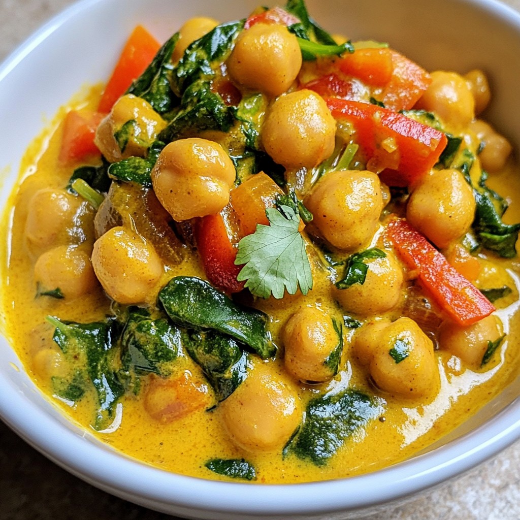 Coconut Curry Chickpeas Flavorful and Simple Recipe