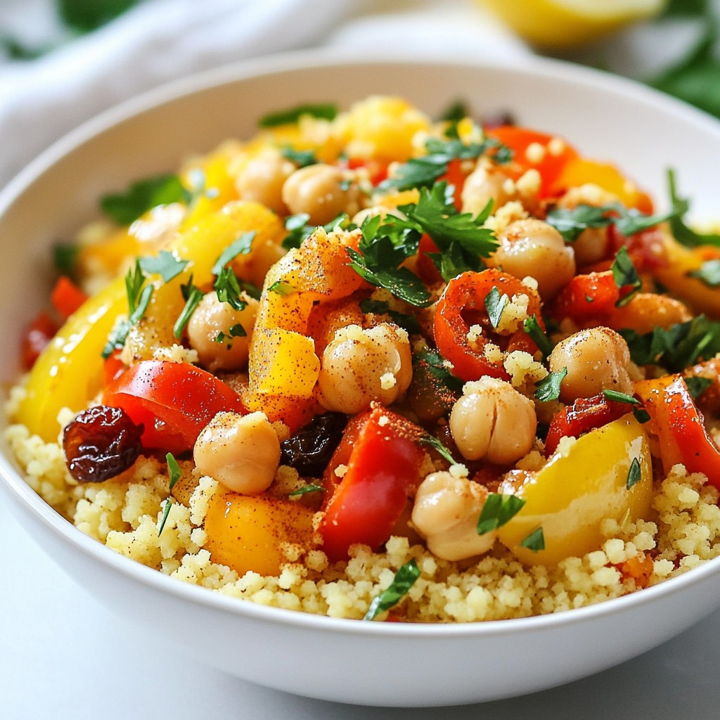 Moroccan Couscous Bowl Flavorful and Healthy Meal