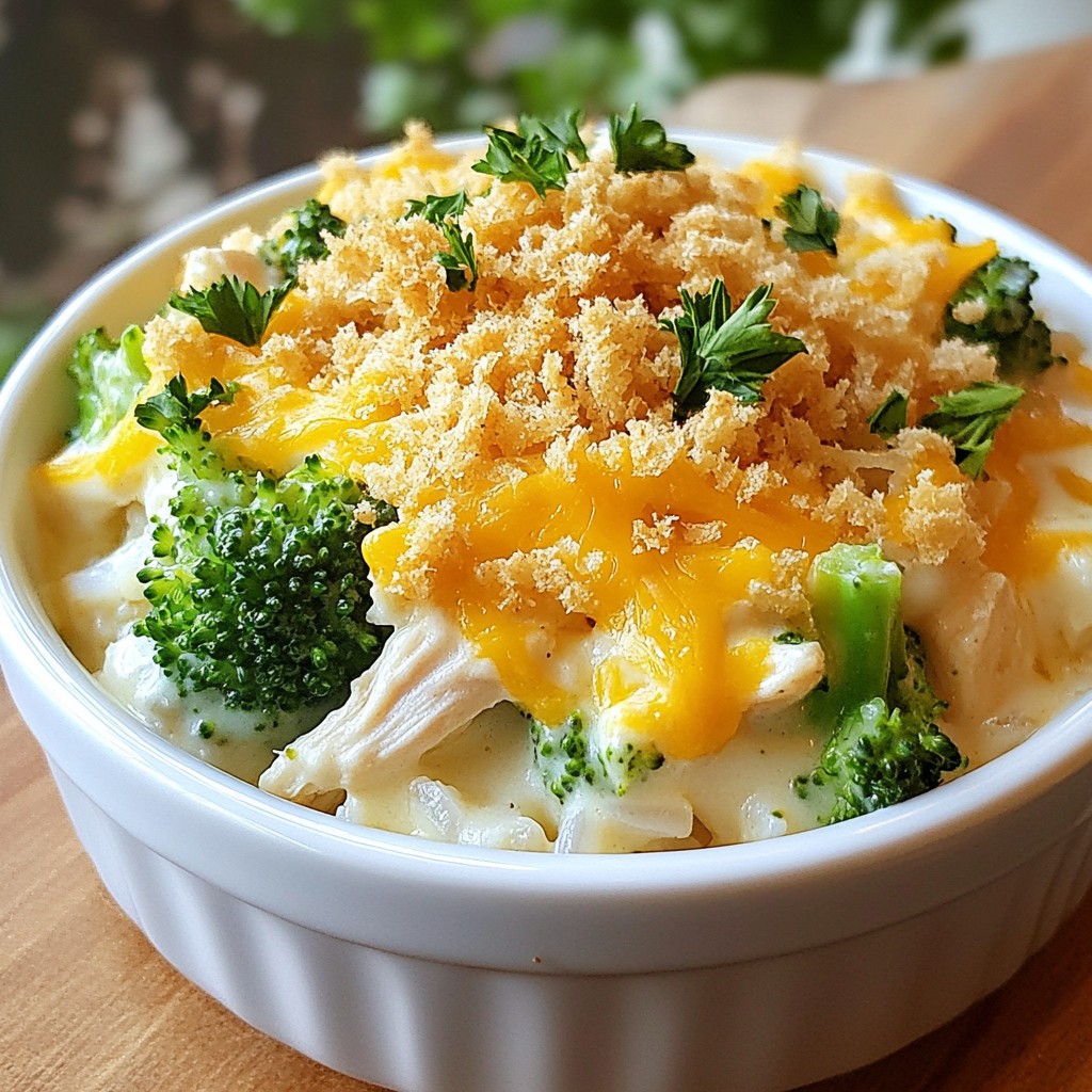 Creamy Homestyle Chicken Divan with Broccoli Delight