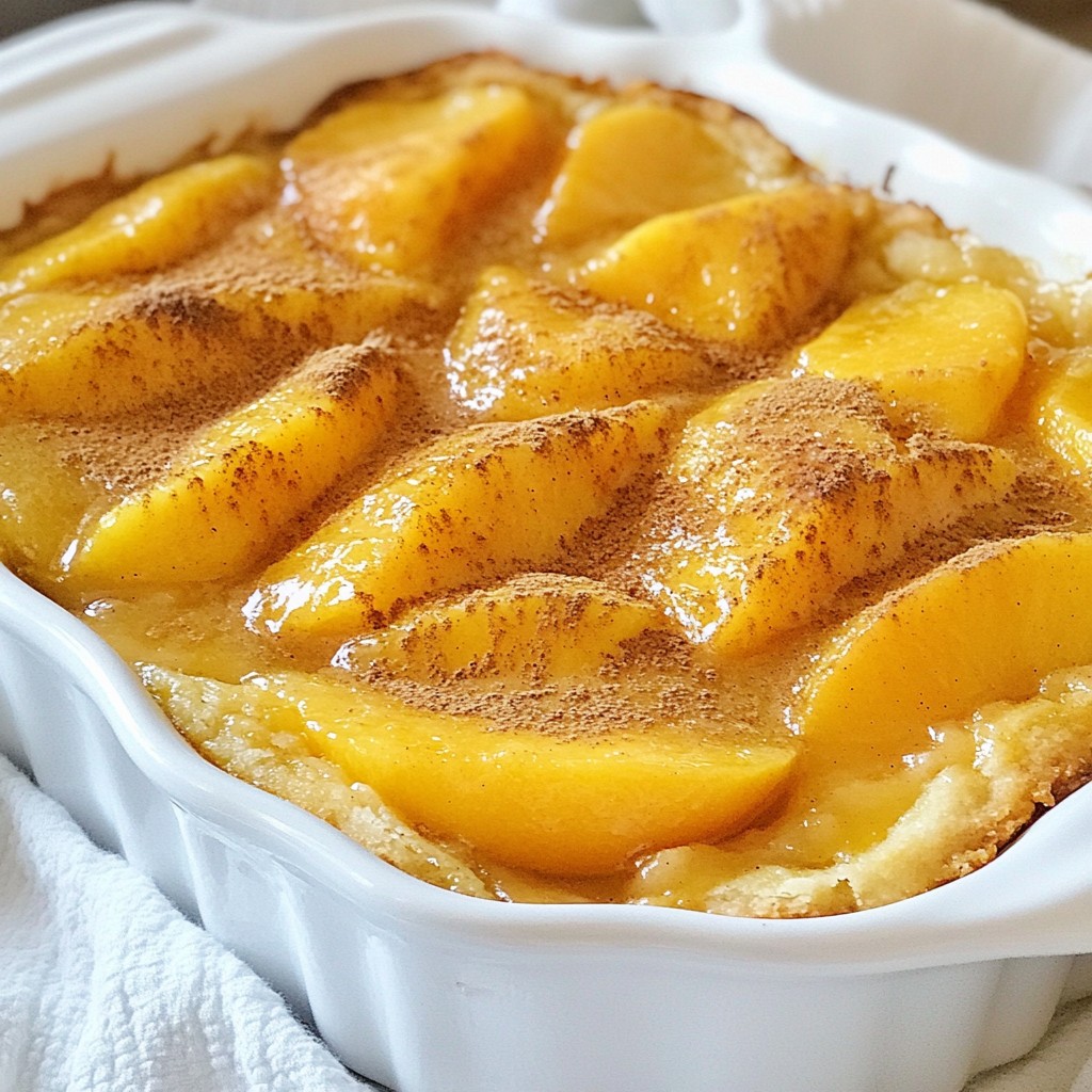 Classic Southern Peach Cobbler Irresistible Homemade Treat