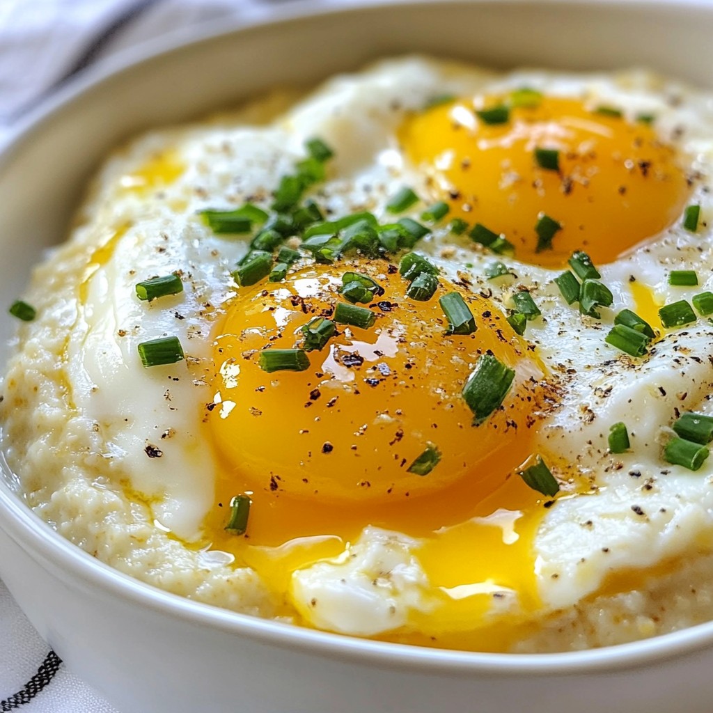 Grandma's Fluffy Grits and Eggs Simple Comfort Meal