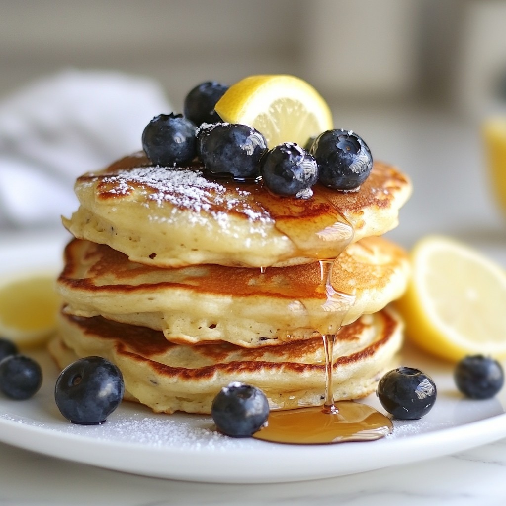 Blueberry Lemon Ricotta Pancakes Irresistible Treat