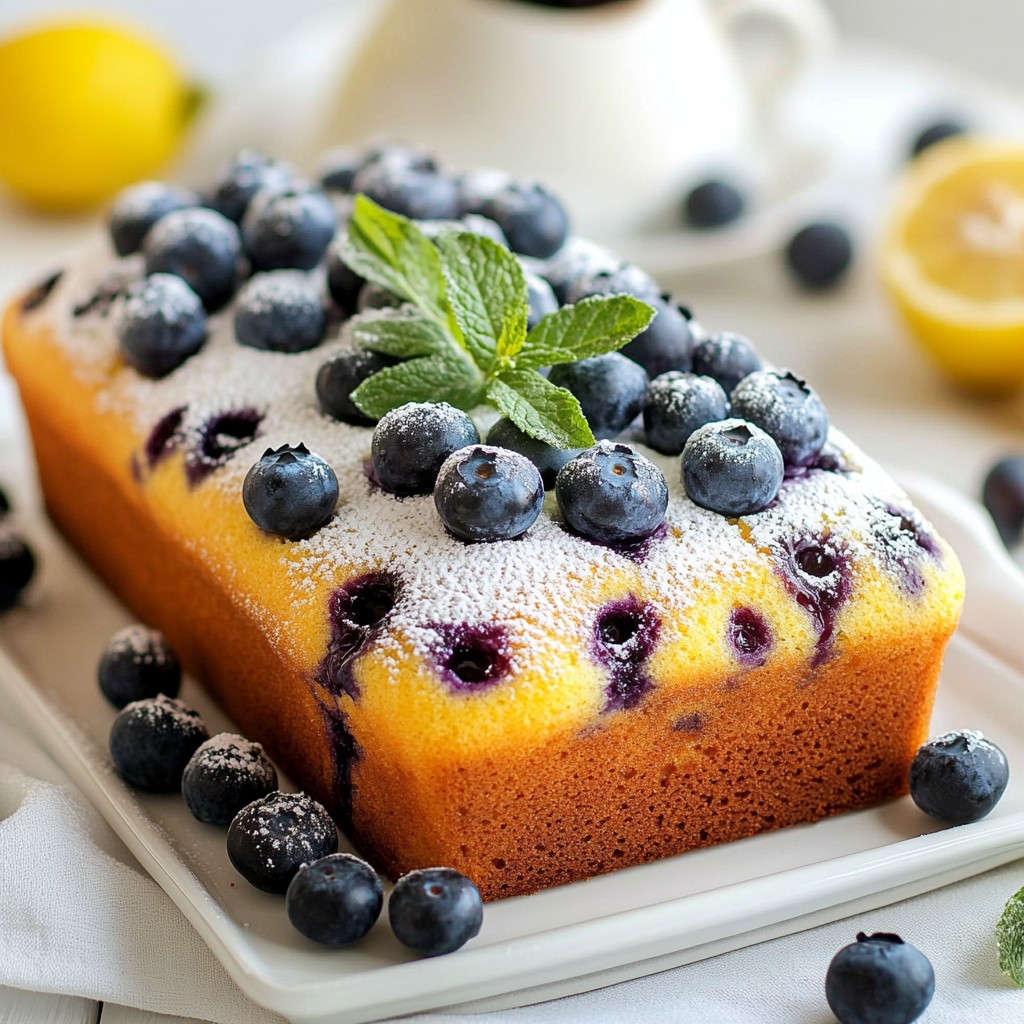 Blueberry Lemon Yogurt Cake Easy and Flavorful Recipe