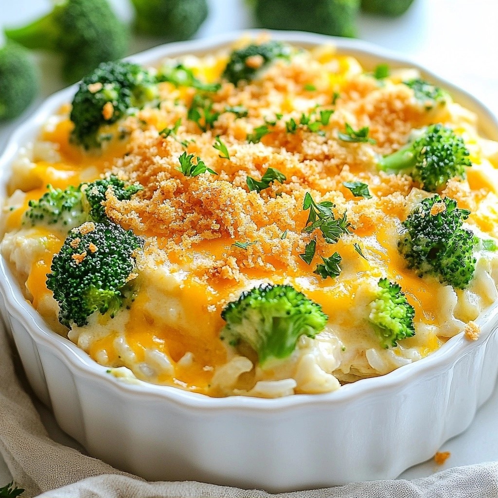 Cozy Homestyle Chicken Broccoli and Rice Casserole Recipe