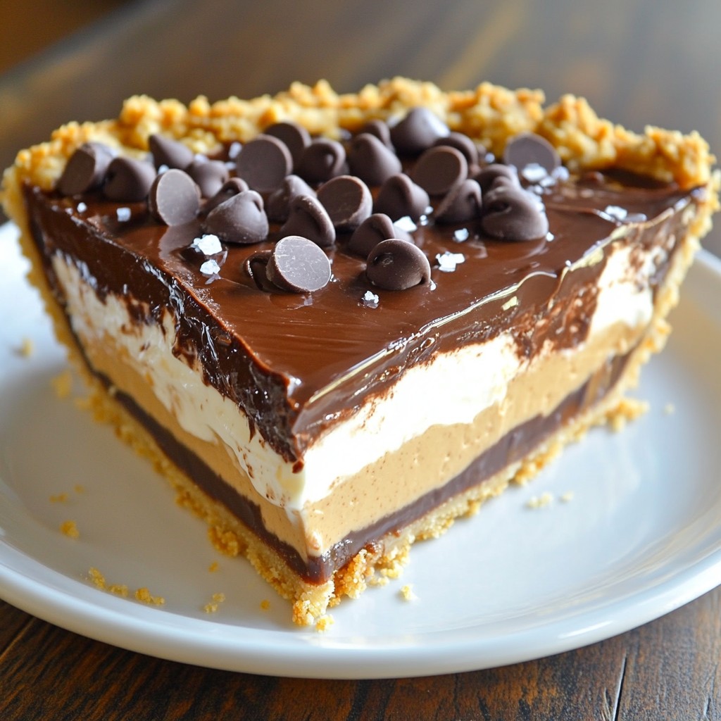 Chocolate Peanut Butter Cup Pie Irresistible Dessert Recipe