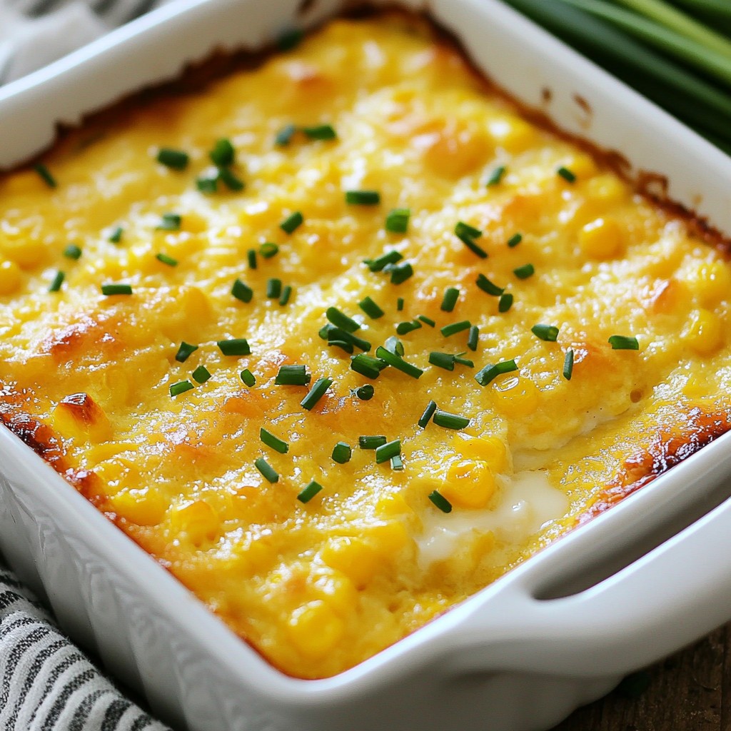 Grandma's Southern Creamy Corn Pudding Delight Recipe