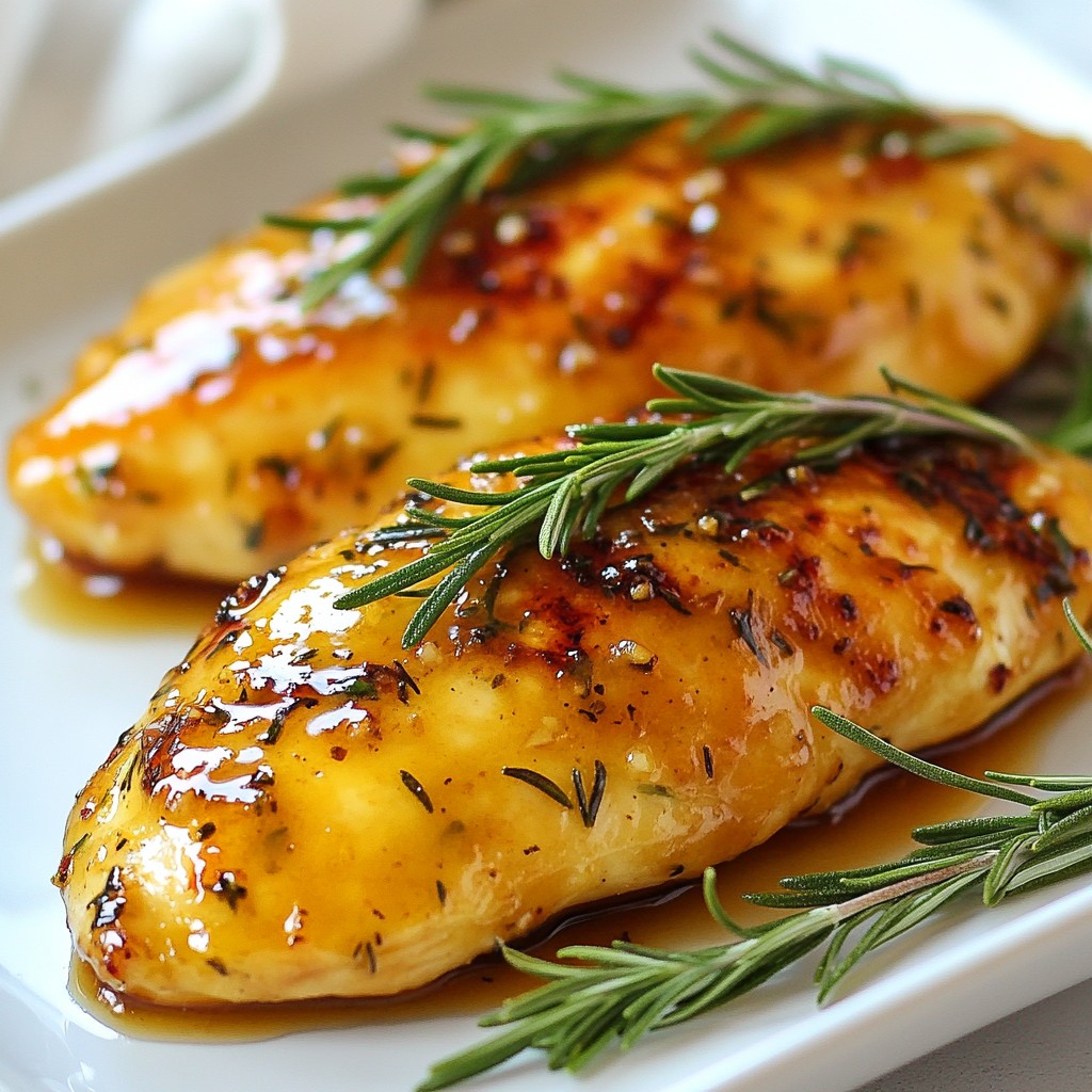 Southern Honey Glazed Chicken with Rosemary Delight