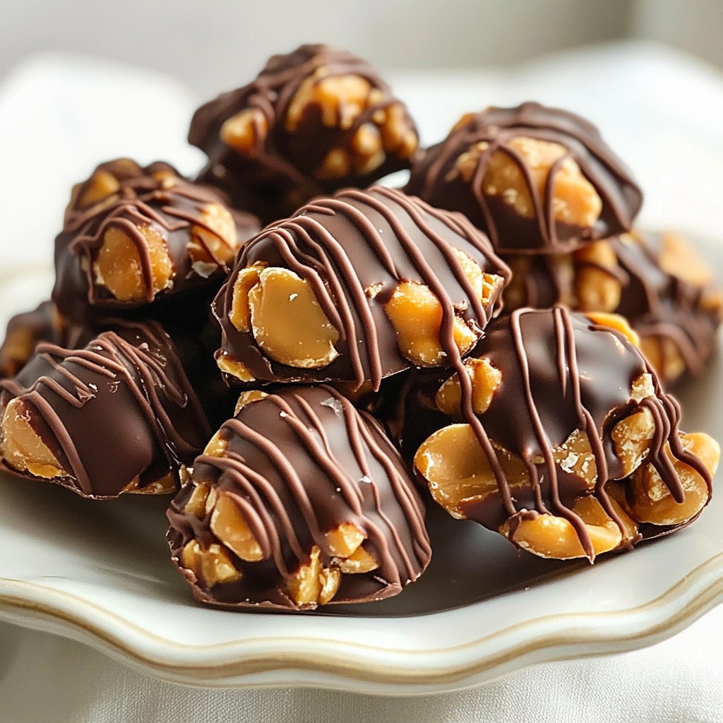 Chocolate Peanut Clusters Irresistible No-Bake Treat