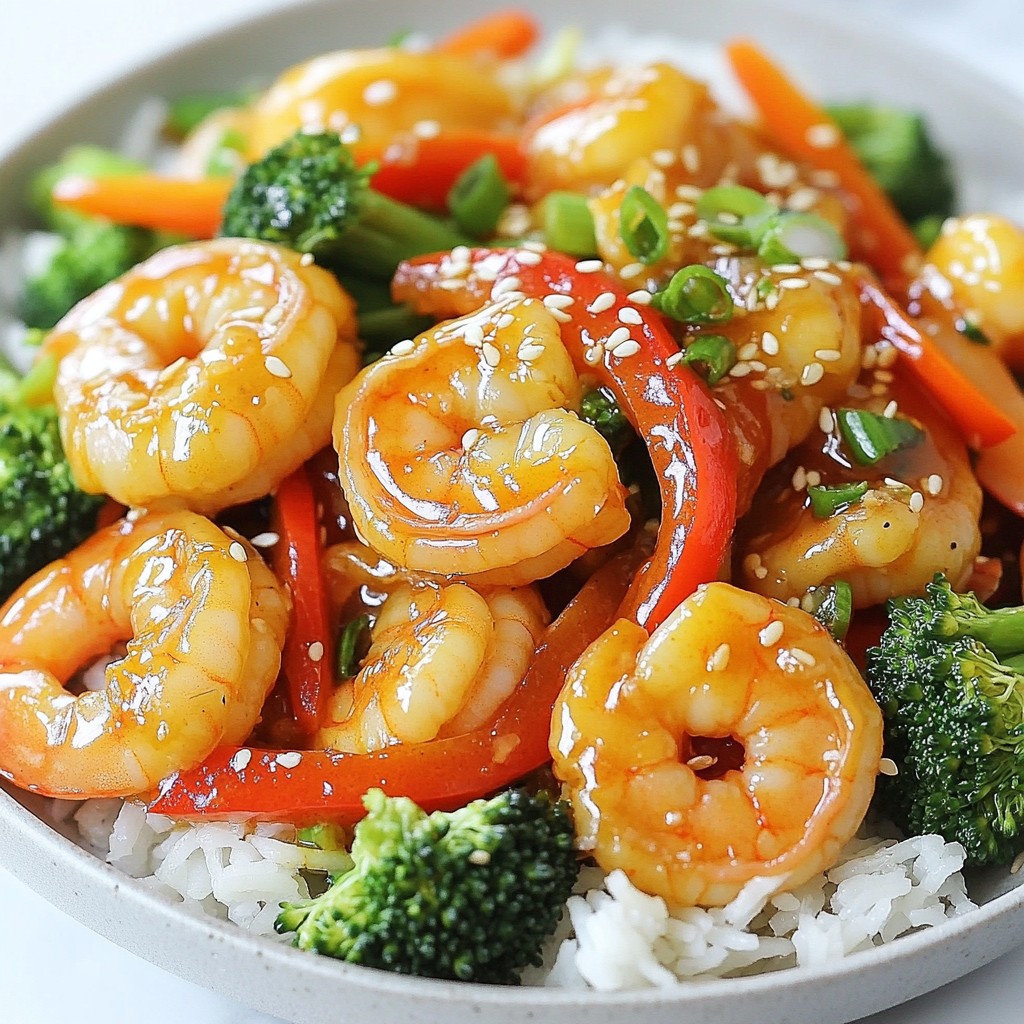 Honey Garlic Shrimp Stir-Fry Flavorful and Easy Meal