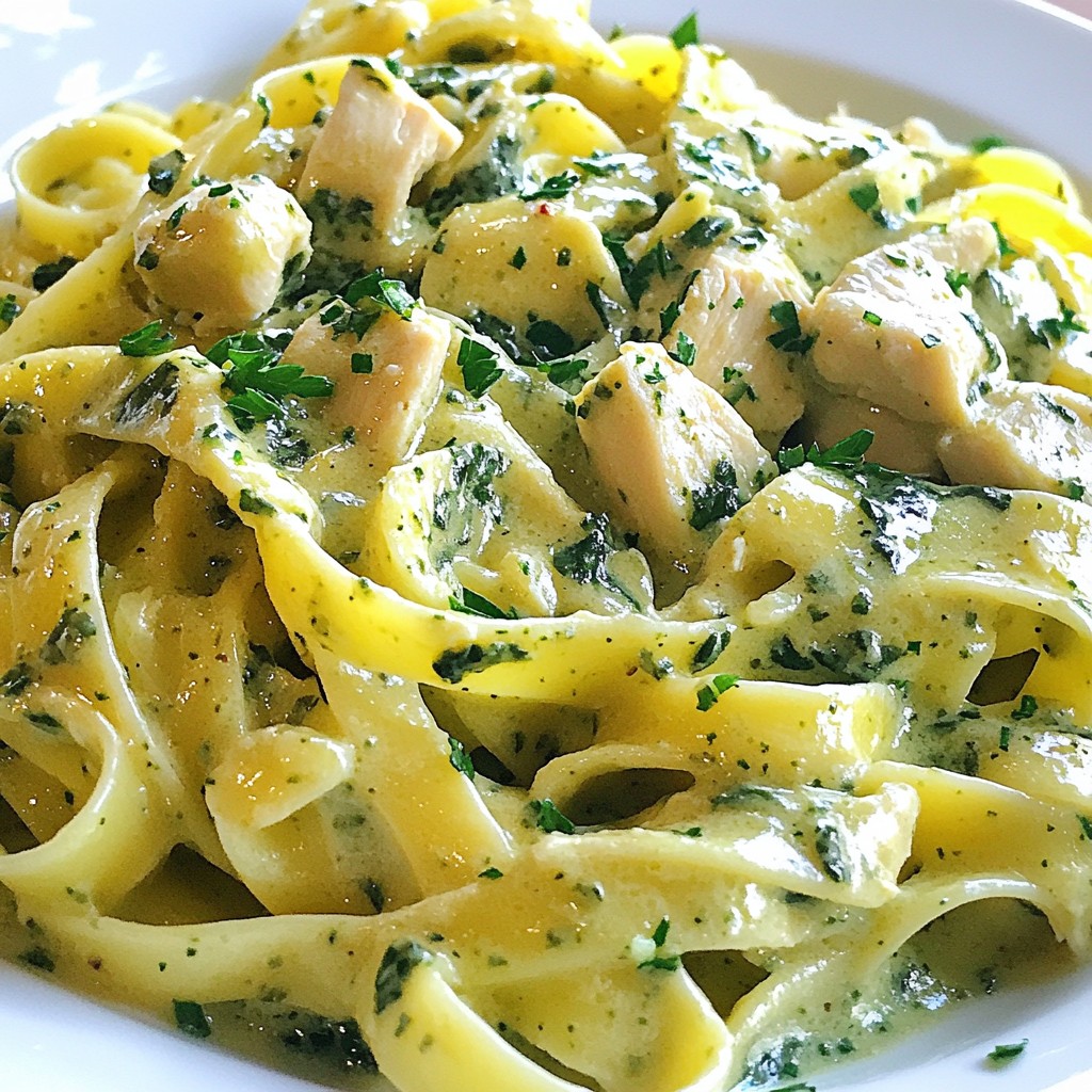 Spinach Artichoke Chicken Pasta Creamy and Delicious Dish