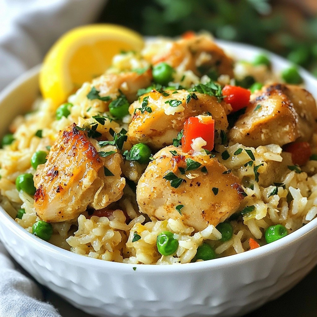 Hearty Southern Chicken and Rice Pilaf Delight