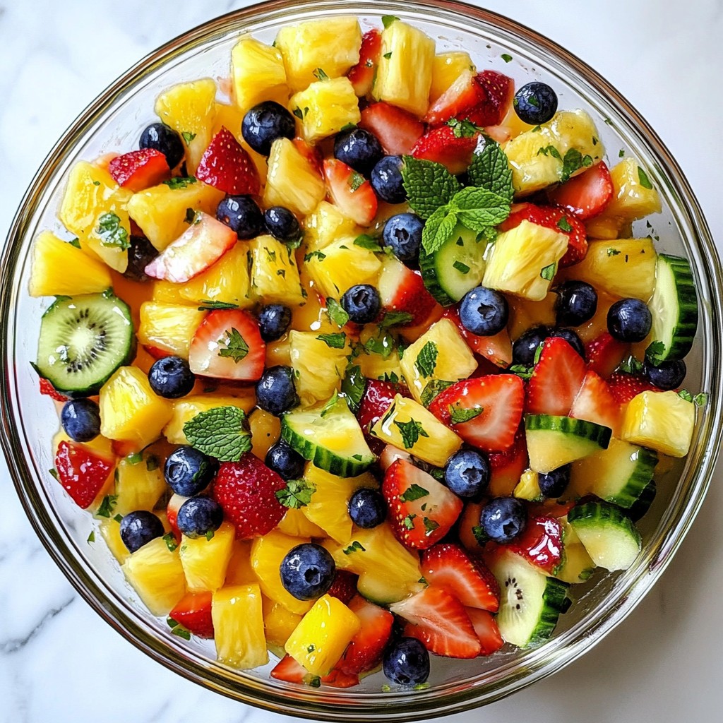 Refreshing Honey Lime Fruit Salad Recipe Delight