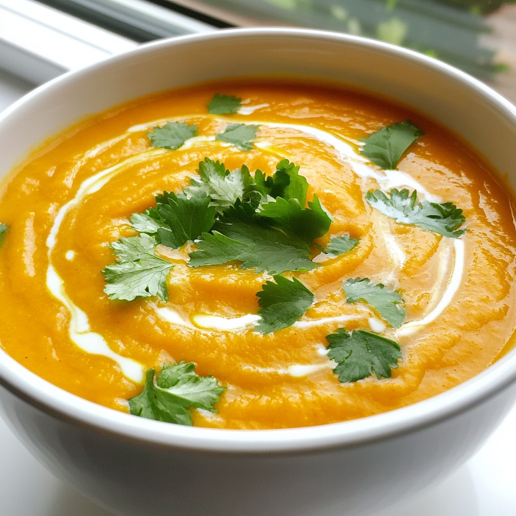 Spiced Carrot Ginger Soup Nourishing and Simple Meal