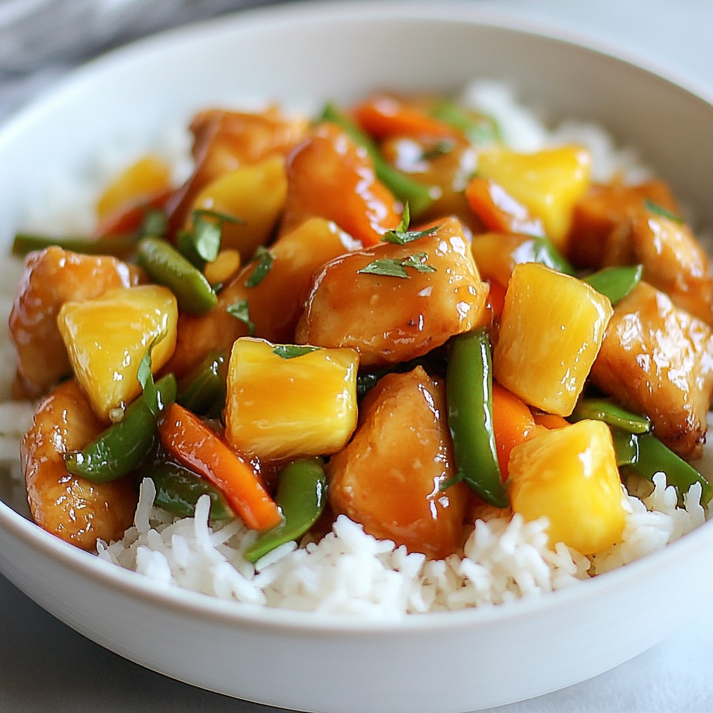 Savory Sweet and Sour Chicken Quick and Easy Recipe
