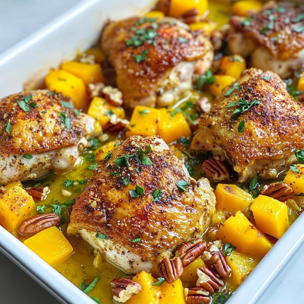 Savory Southern Chicken and Butternut Squash Bake Recipe