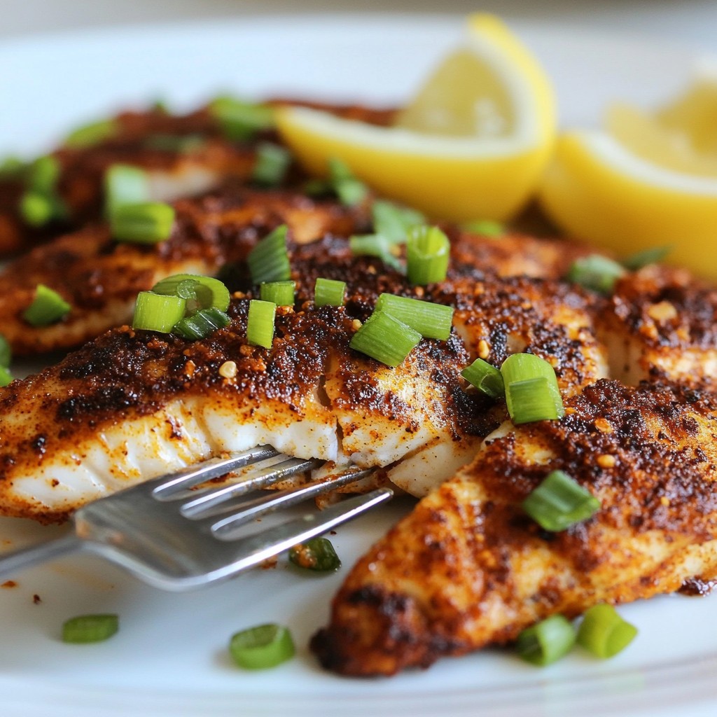 Savory Southern Blackened Catfish with Cajun Spices
