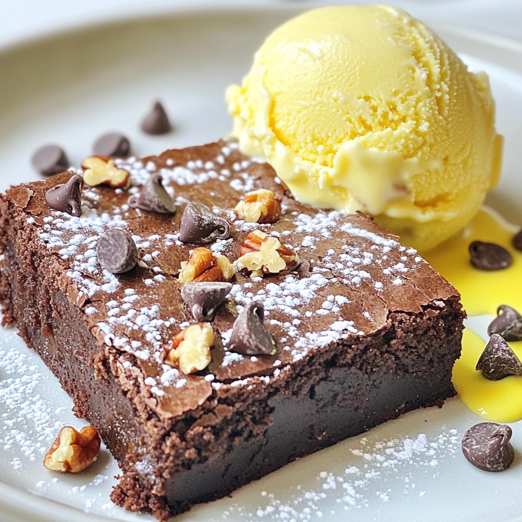 Grandma's Southern Chocolate Fudge Brownies Delight