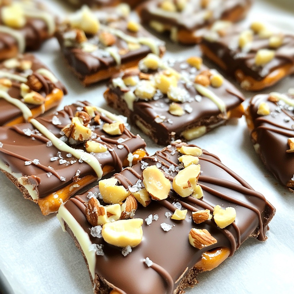 Chocolate Covered Pretzel Bark Irresistible Treat Idea