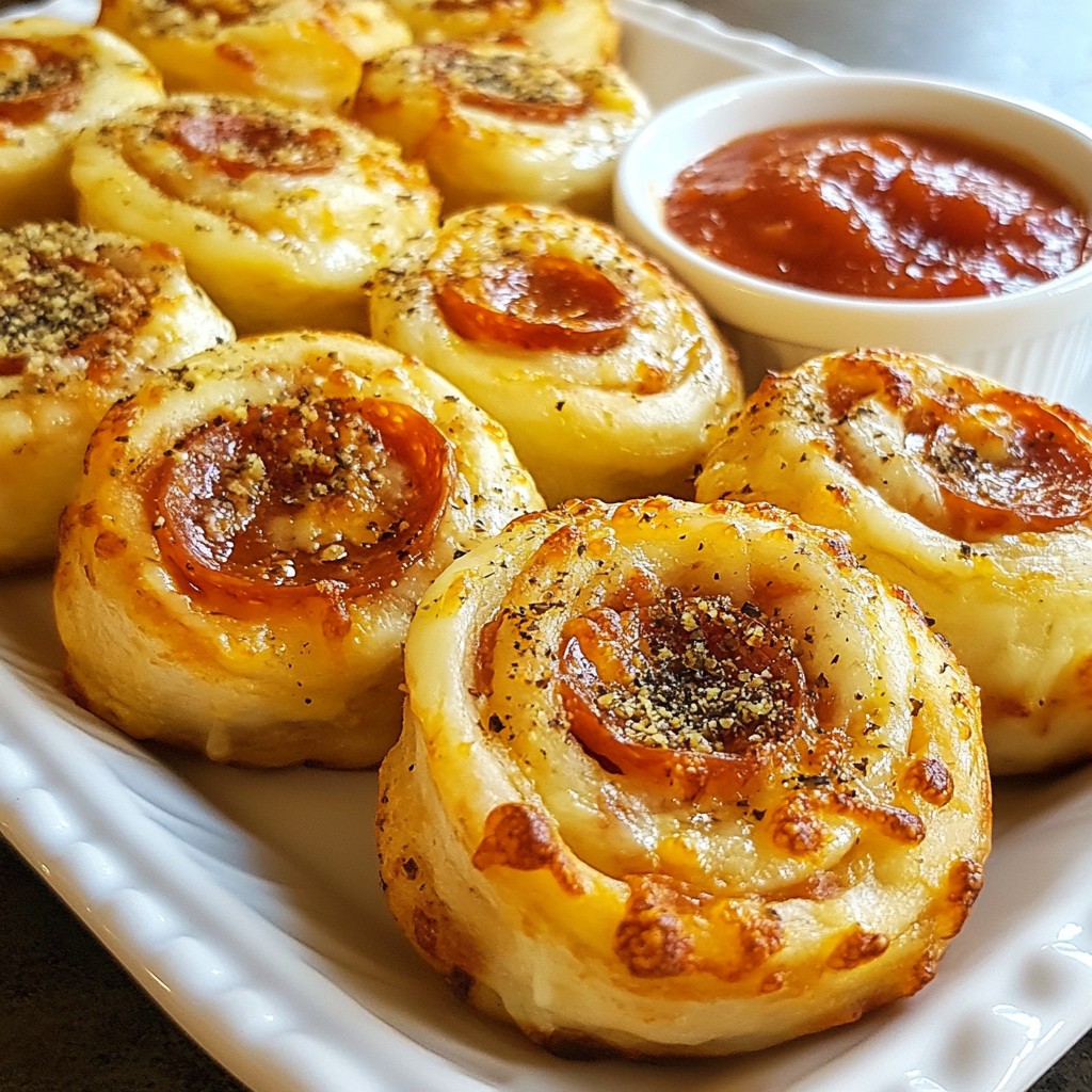 Pepperoni Pizza Pinwheels Easy and Tasty Recipe