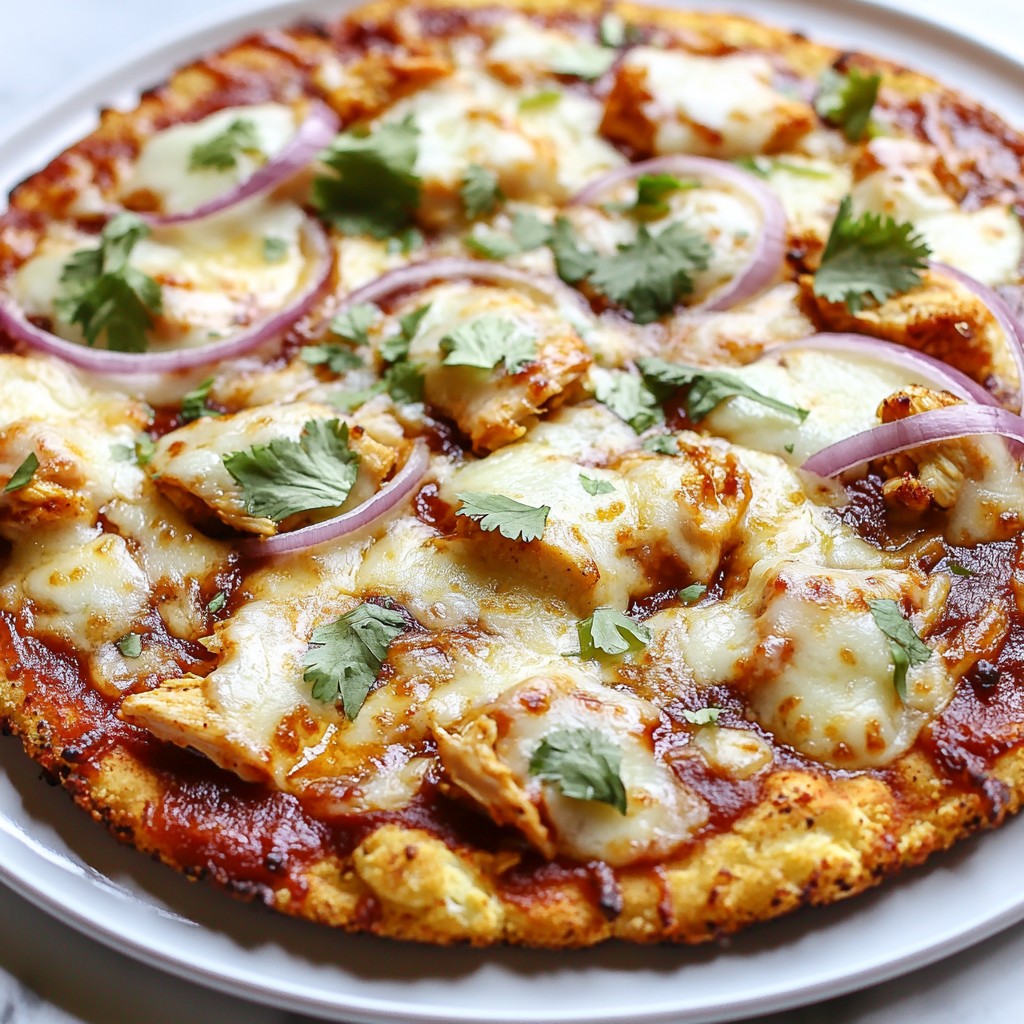 BBQ Cauliflower Pizza Tasty and Healthy Choice