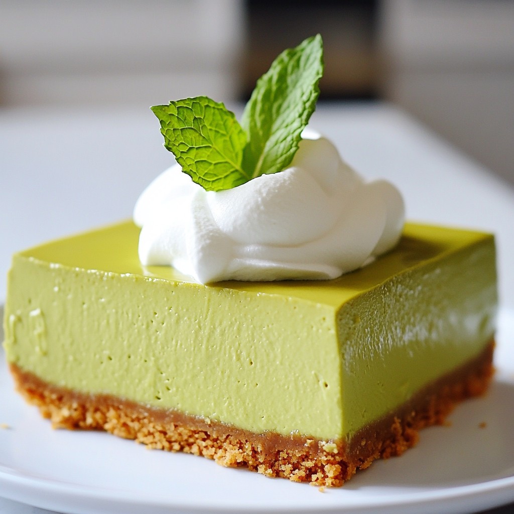 Matcha Green Tea Cheesecake Creamy Delight Recipe