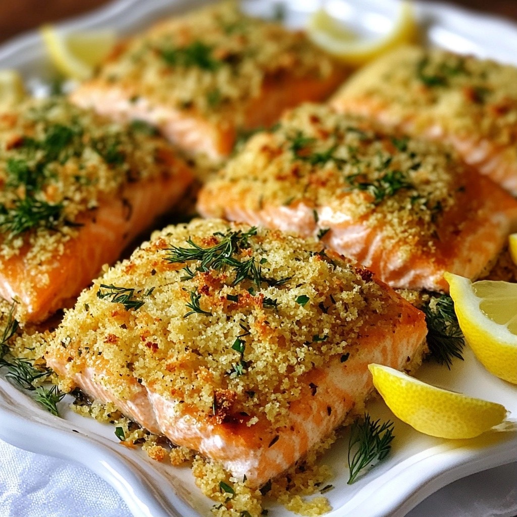 Savory Southern Herb-Crusted Salmon Delightful Dish