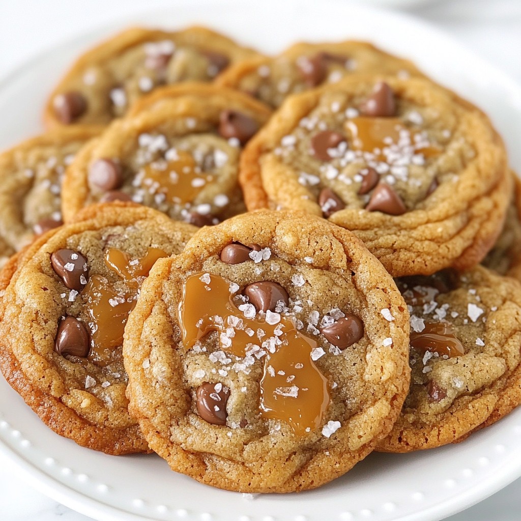 Salted Caramel Chocolate Chip Cookies Irresistible Treat