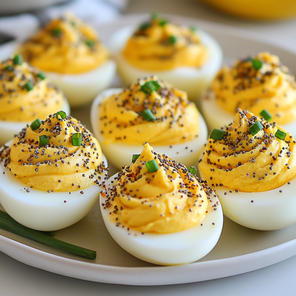 Everything Bagel Deviled Eggs Flavorful Party Bite