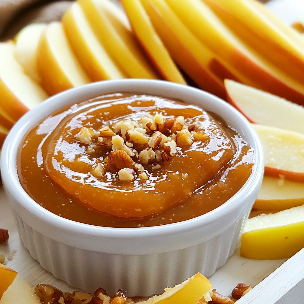Salted Caramel Apple Dip Delightful and Creamy Treat