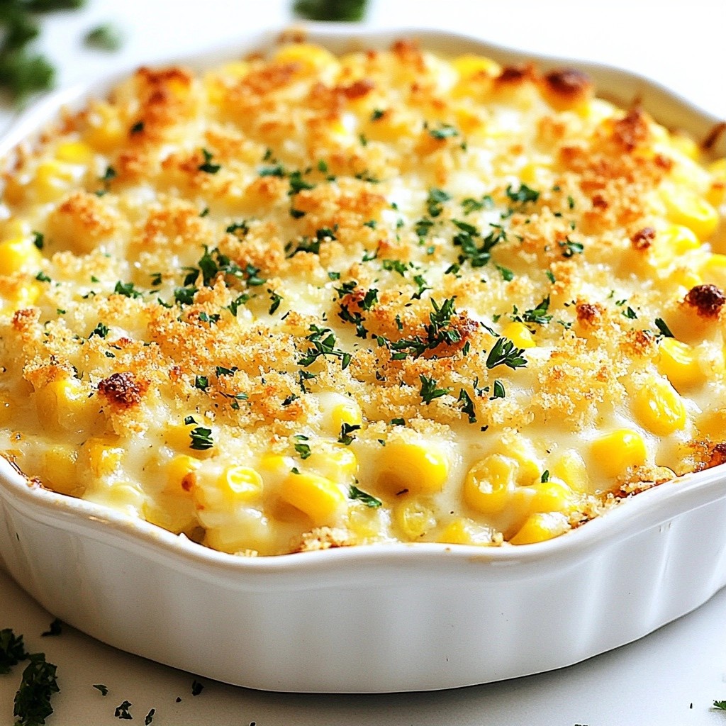 Grandma's Southern Cheesy Scalloped Corn Delight