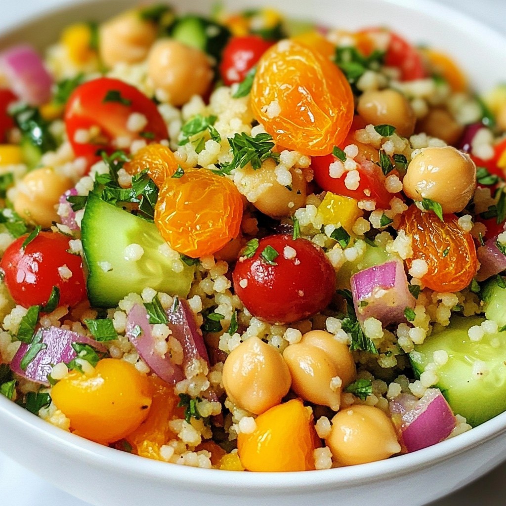 Moroccan Couscous Salad Fresh and Flavorful Delight