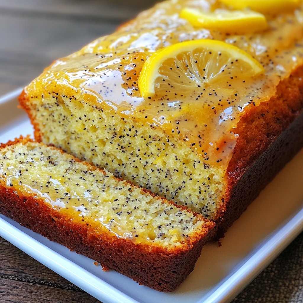 Lemon Poppy Seed Greek Yogurt Loaf Delightful Treat