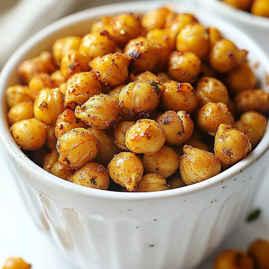 Air Fryer Crispy Chickpeas Tempting Healthy Snack