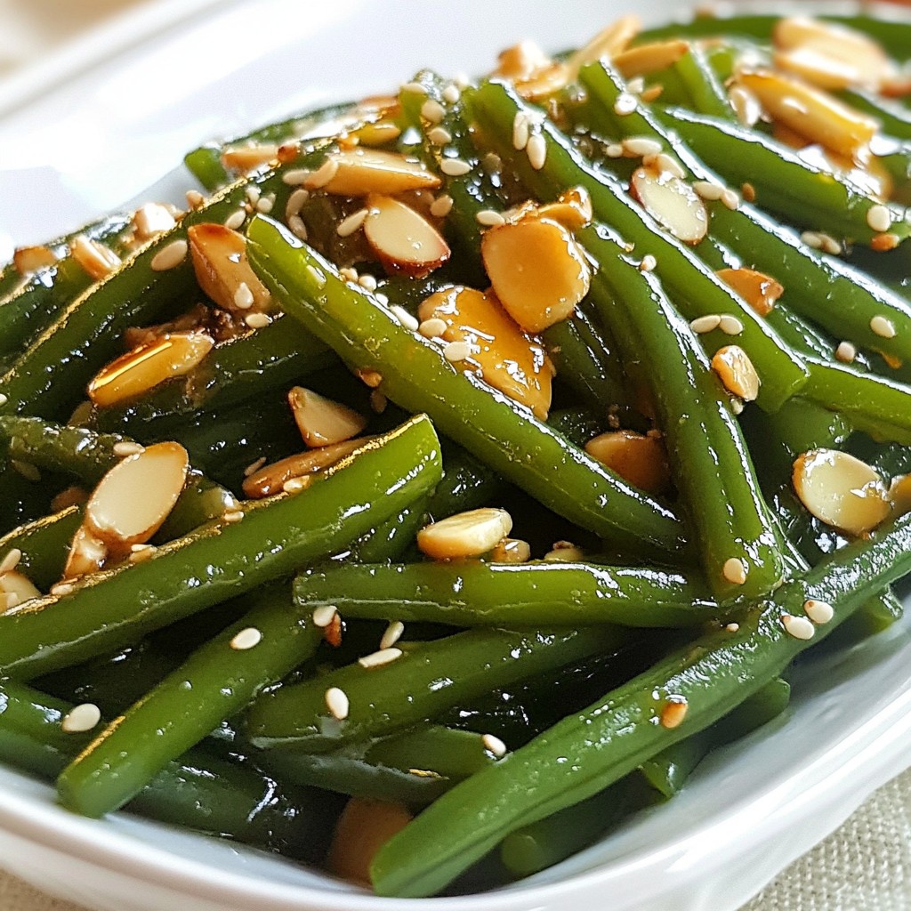 Honey Garlic Green Bean Stir Fry Quick and Flavorful Dish