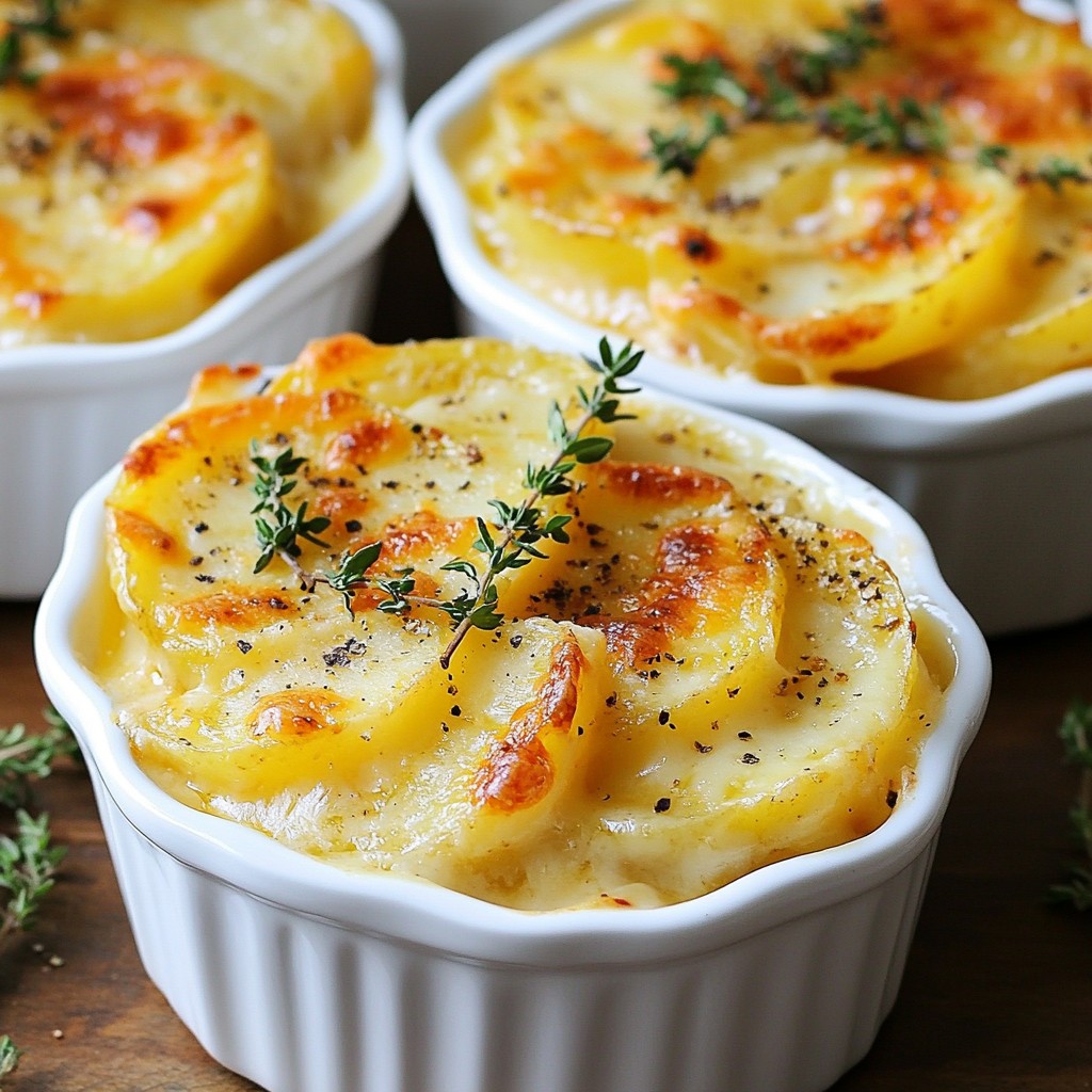 Cozy Chicken Sausage and Potato Gratin Delight
