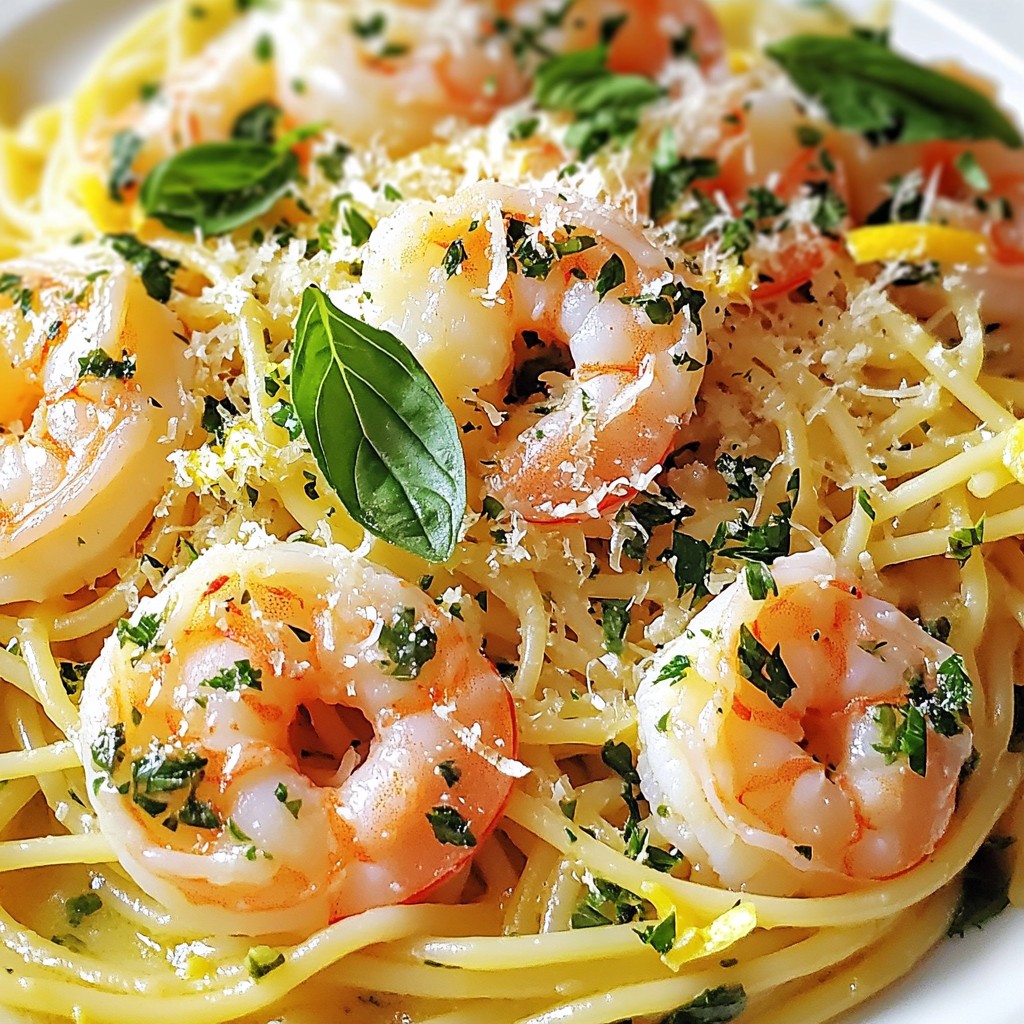 Garlic Herb Shrimp Spaghetti Tasty and Quick Dish