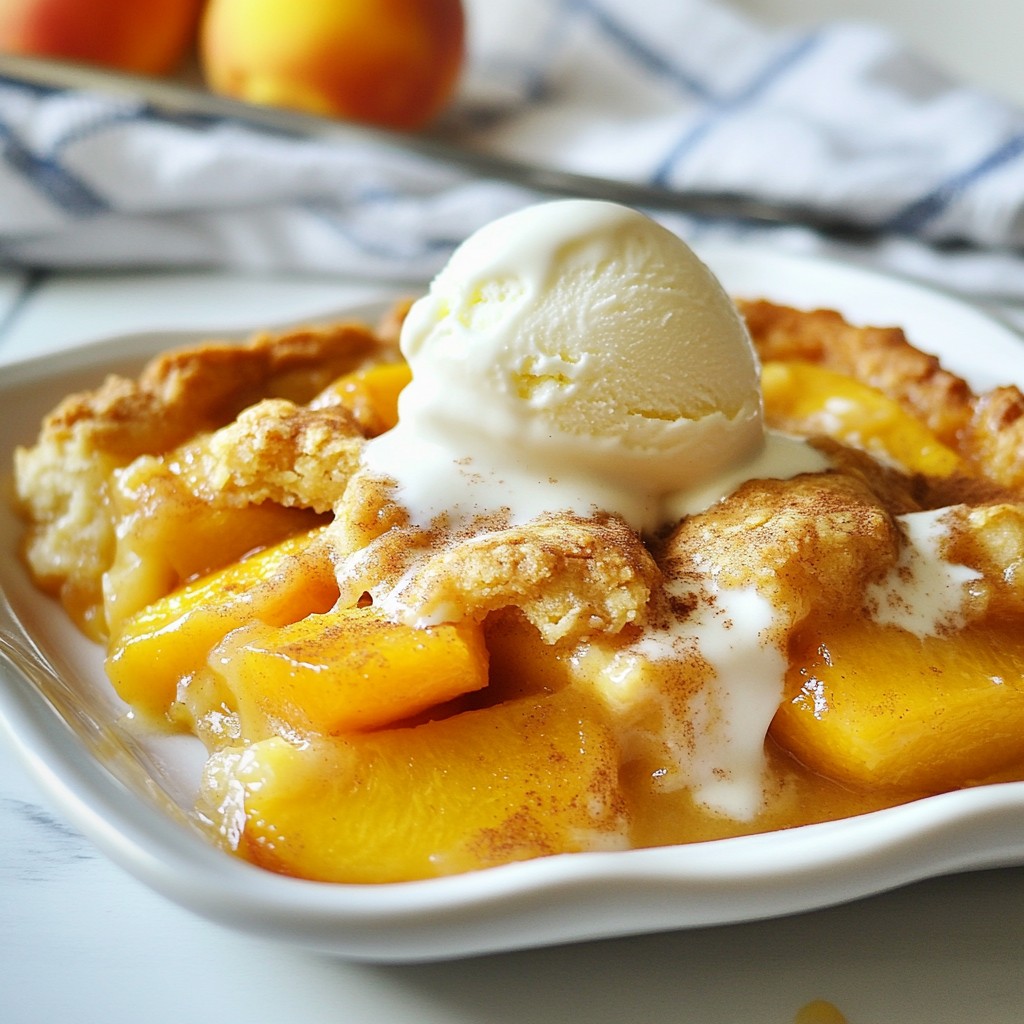 Classic Southern Peach Cobbler Irresistible Dessert Recipe
