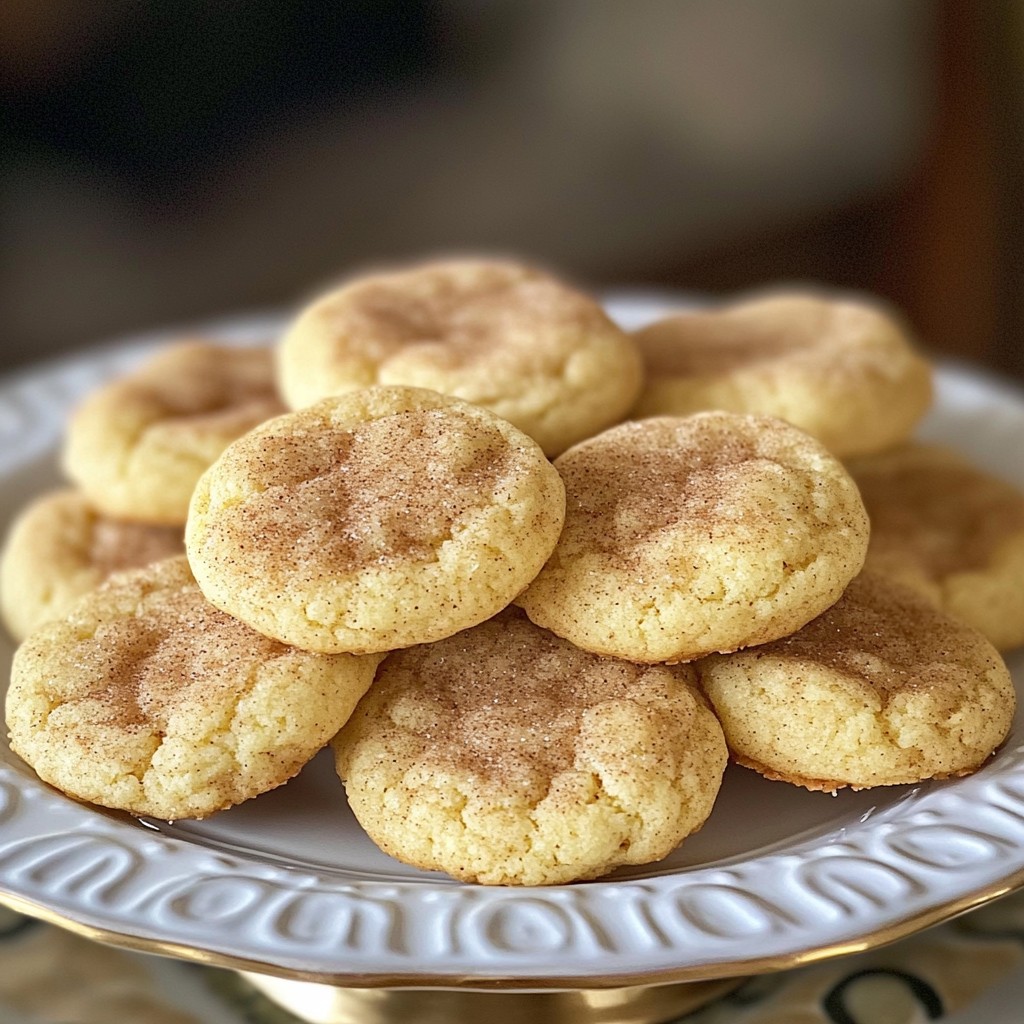 Brown Butter Snickerdoodle Cookies Simple Recipe