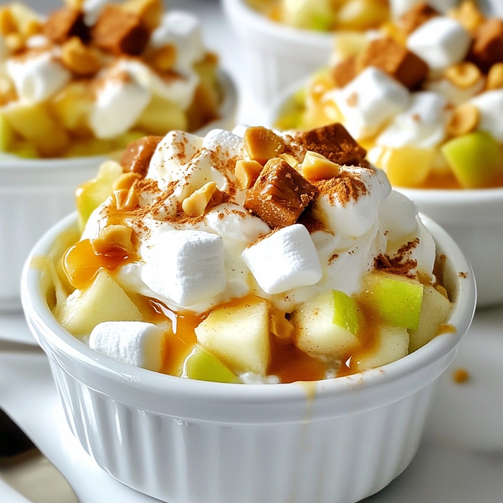 Snickers Apple Salad Delightful Creamy Dessert Treat