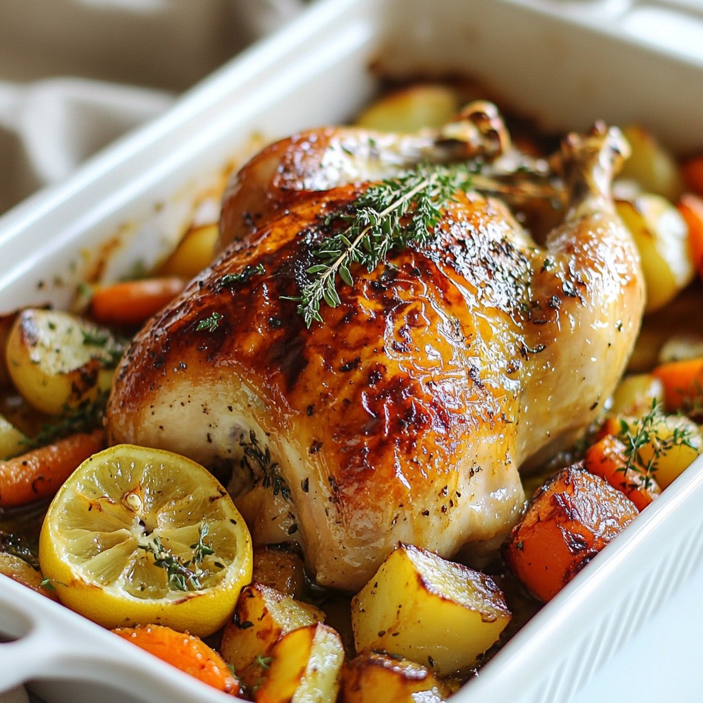 Old-Fashioned Southern Roast Chicken with Thyme Delight