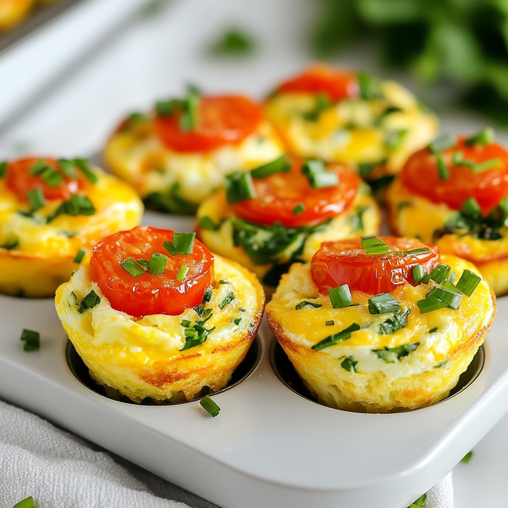 Veggie Loaded Egg Muffins Healthy and Easy Meal