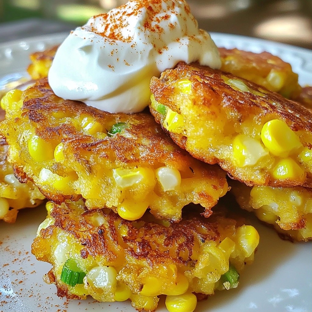 Fluffy Homestyle Sweet Corn Fritters Quick Recipe