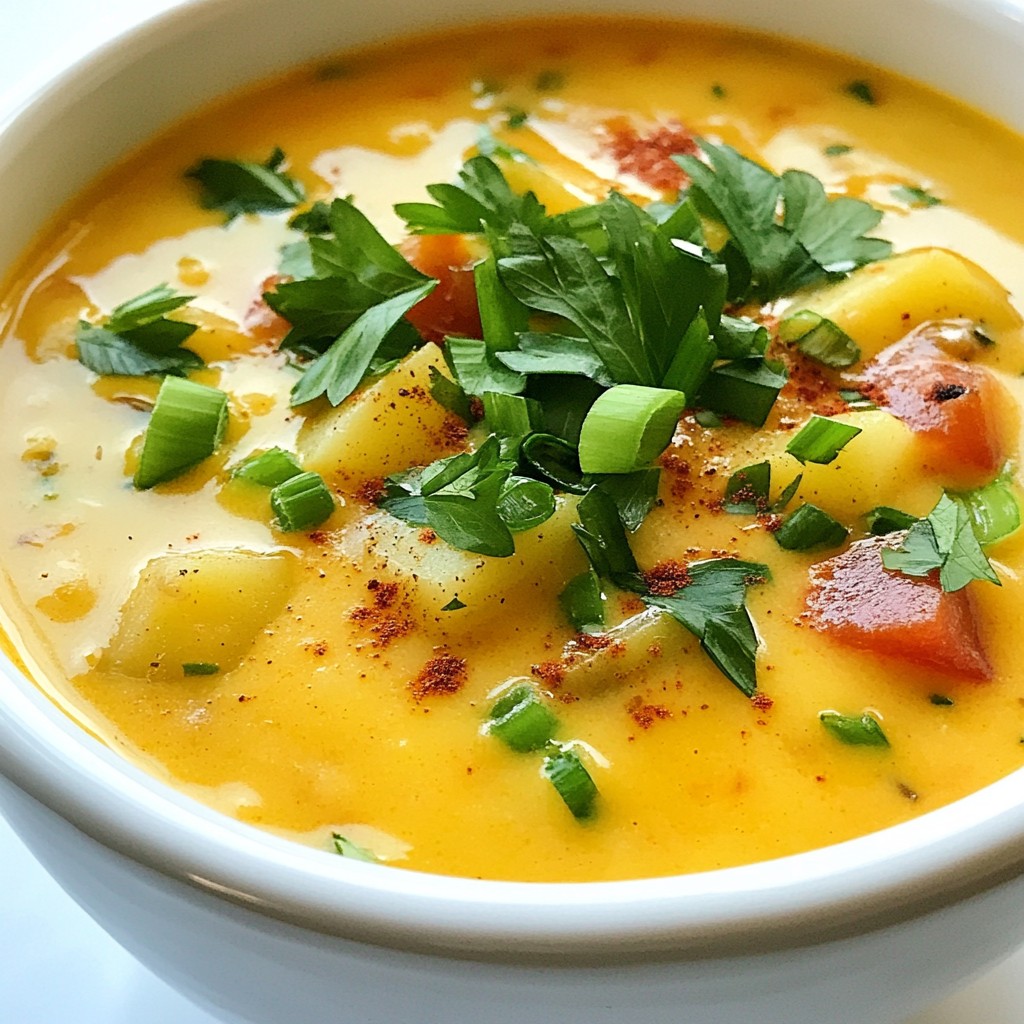 Creamy Cajun Potato Soup Comforting and Flavorful Dish